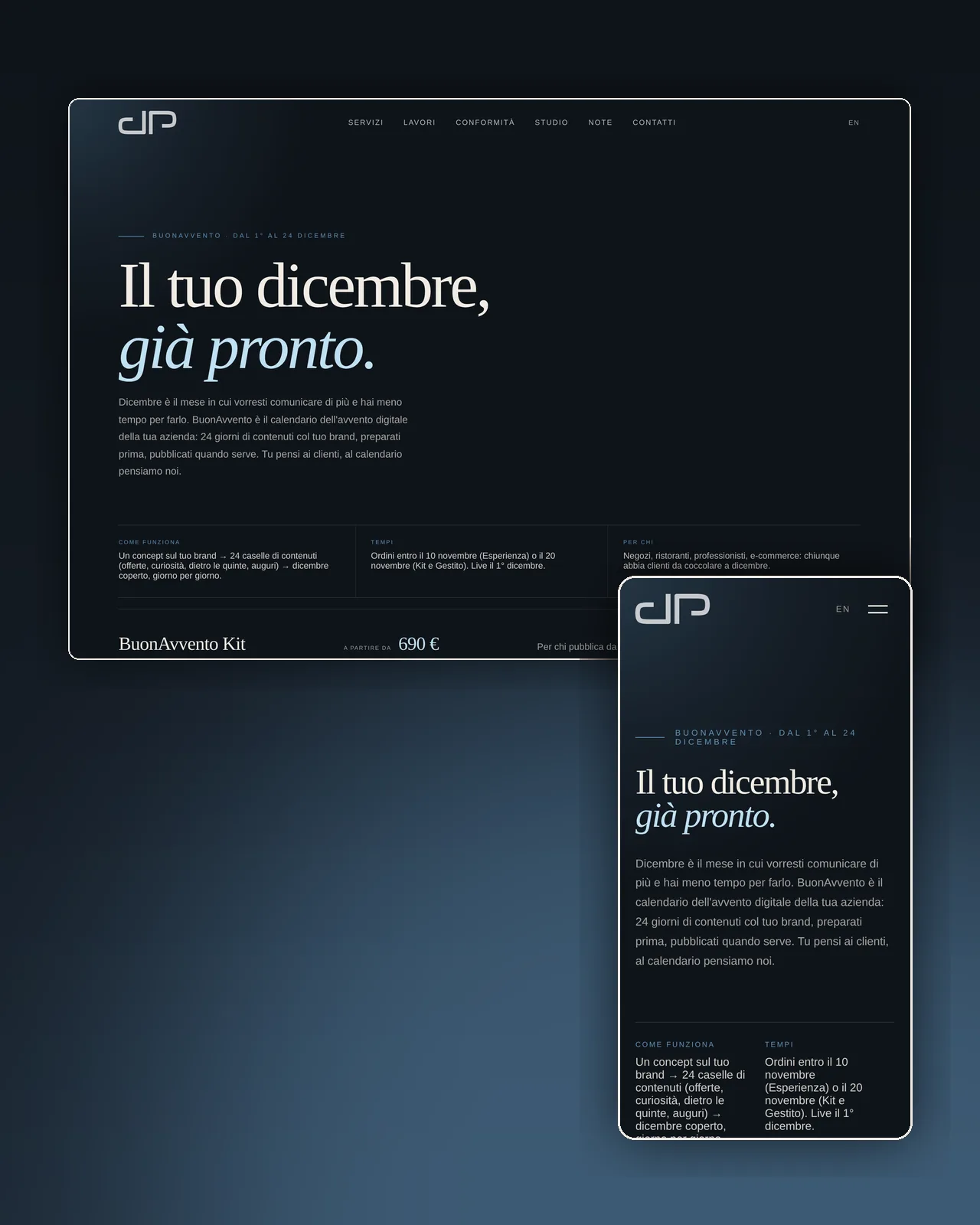 BuonAvvento — project preview